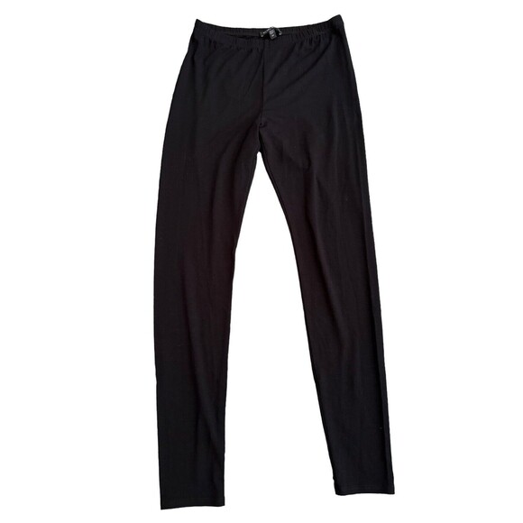 Eileen Fisher Black System Viscose Jersey Easy Pant Easy Ankle Length Size XS - Picture 1 of 6